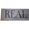 Image 2 : Large vintage Real Estate Brokers wooden sign 96"x11"