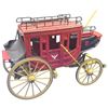 Image 3 : Beautiful wooden stagecoach model 15"