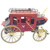 Image 4 : Beautiful wooden stagecoach model 15"