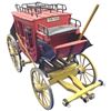 Image 5 : Beautiful wooden stagecoach model 15"