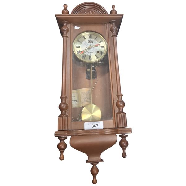 Vintage wooden clock 29"