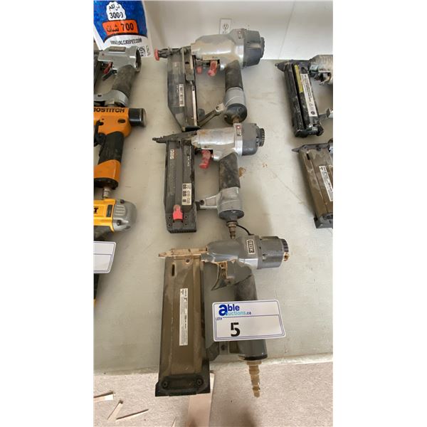 GROUP OF 3 NAIL GUNS - RDK & PORTER CABLE