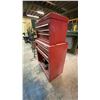 Image 2 : WATERLOO 2PC RED MOBILE TOOL CHEST WITH ASSORTED TOOL CONTENTS APPROX 26.5"W X 14"D X 44"H