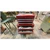 Image 4 : WATERLOO 2PC RED MOBILE TOOL CHEST WITH ASSORTED TOOL CONTENTS APPROX 26.5"W X 14"D X 44"H