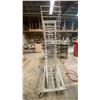 Image 2 : WHITE MOBILE MATERIAL RACK APPROX 38"W X 25"D X 74"H