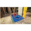 Image 3 : FOLDING METAL PLATFORM DOLLY, ASSORTED AIR LINES & SMALL LOCKER UNIT