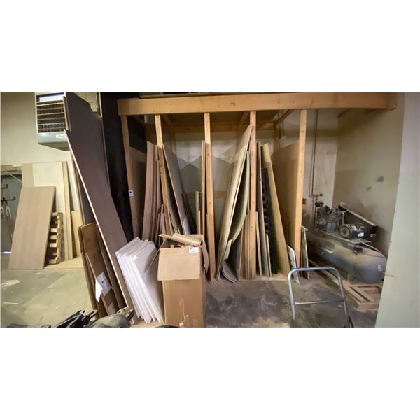 LARGE GROUP OF ASSORTED WOOD STOCK