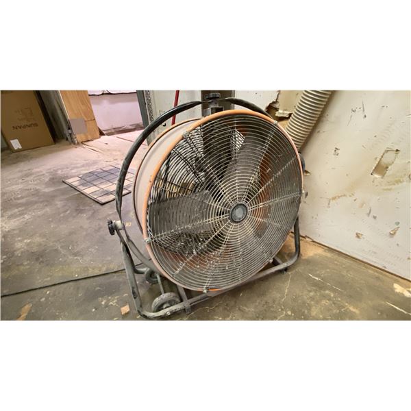 ORANGE MOBILE HEAVY DUTY DRUM FAN