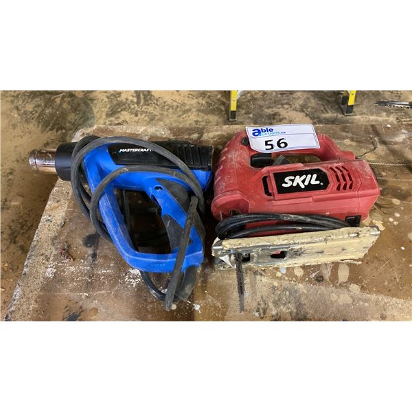 SKIL ELECTRIC JIGSAW & MASTERCRAFT HEAT GUN