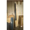 Image 4 : RED LEATHER ARM CHAIR & GROUP OF ASSORTED WOOD