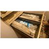 Image 3 : METAL MULTI DRAWER CABINET WITH ASSORTED DRAWER HARDWARE