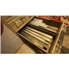 Image 5 : METAL MULTI DRAWER CABINET WITH ASSORTED DRAWER HARDWARE