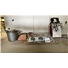 Image 1 : GROUP OF ASSORTED ITEMS- RUG, GUN CASE, BIKE CARRIER, PRESSURE COOKER & 3 BURNER ELECTRIC BUFFET