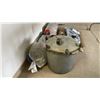 Image 7 : GROUP OF ASSORTED ITEMS- RUG, GUN CASE, BIKE CARRIER, PRESSURE COOKER & 3 BURNER ELECTRIC BUFFET