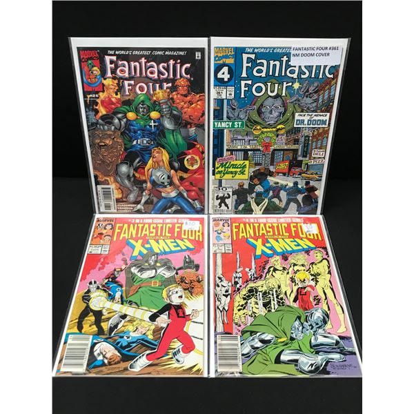LOT OF 4 FANTASTIC FOUR COMICS - MARVEL COMICS