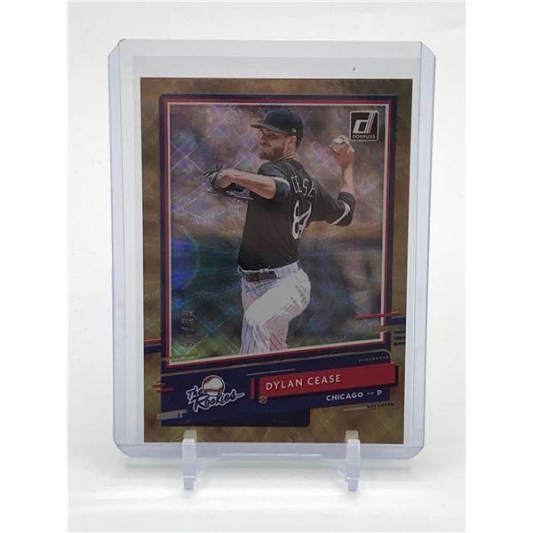 2020 PANINI DONRUSS BASEBALL DYLAN CEASE GOLD FOIL ROOKIE CARD 96/99
