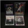 Image 1 : LOT OF 4 SIGNED BASEBALL TRADING CARDS