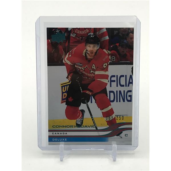 2025-26 UPPER DECK EXTENDED SERIES CONNOR MCDAVID TRADING CARD 065/250