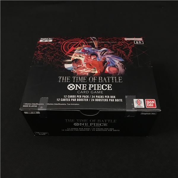 ONE PIECE OP-16 TCG TIME OF BATTLE TRADING CARD BOX 36 SEALED PACKS