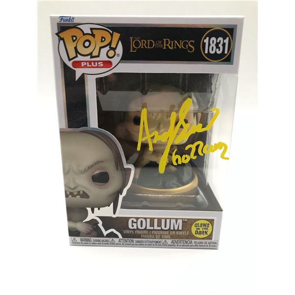 ANDY SERKIS SIGNED GOLLUM FUNKO POP - WWOC COA
