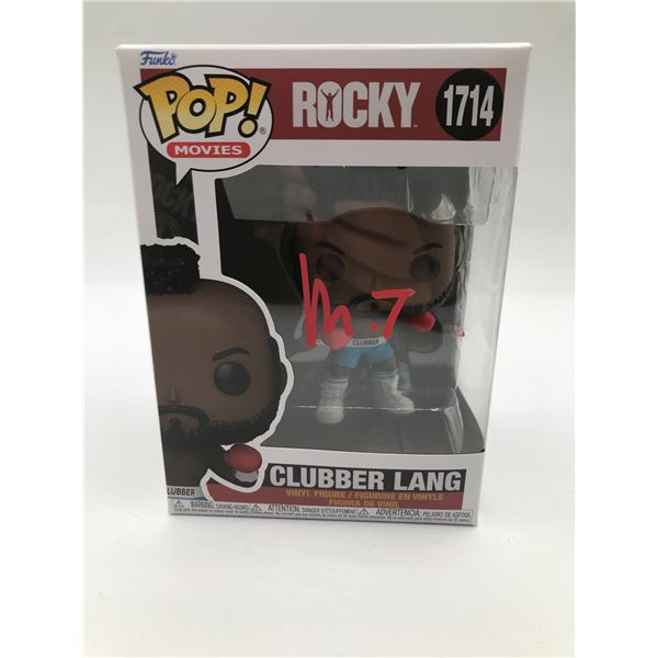 MR. T SIGNED CLUBBER LANG ROCKY FUNKO POP - WWOC COA