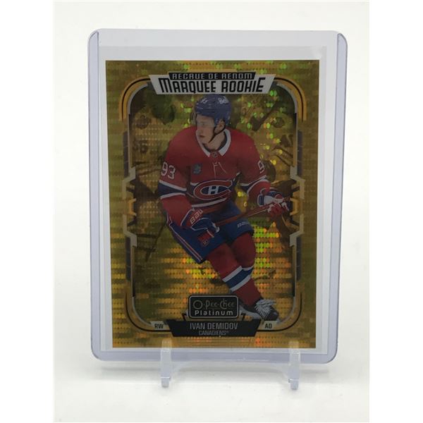 2025-26 OPC HOCKEY IVAN DEMIDOV MARQUEE ROOKIE TRADING CARD 22/50