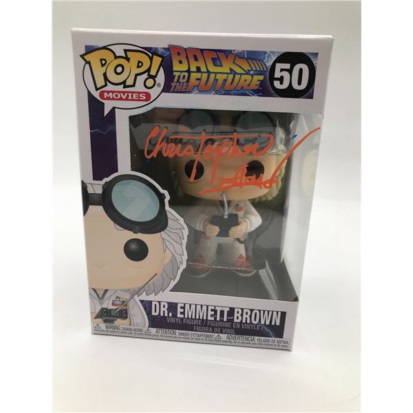 CHRISTOPHER LLOYD SIGNED BACK TO THE FUTURE FUNKO POP - WWOC COA