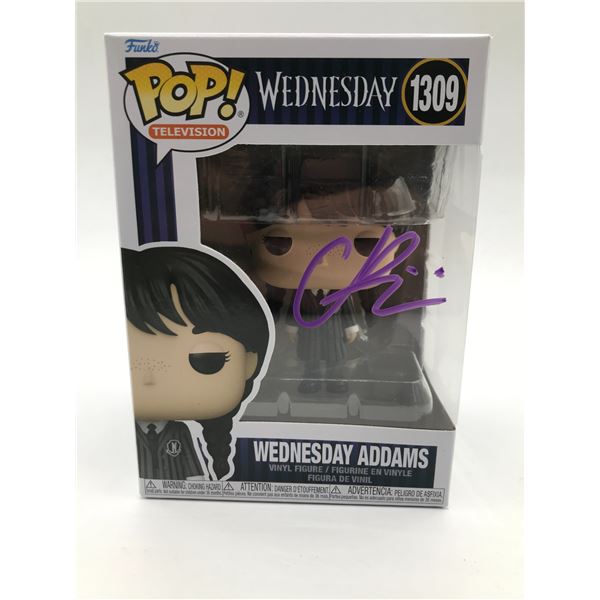 CHRISTINA RICCI SIGNED WEDNESDAY ADDAMS FUNKO POP - WWOC COA