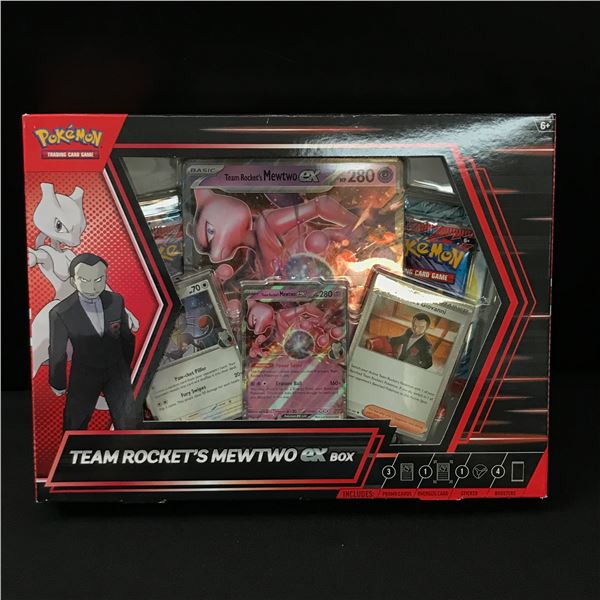 POKEMON TCG TEAM ROCKETS MEWTWO EX SEALED TRADING CARD BOX