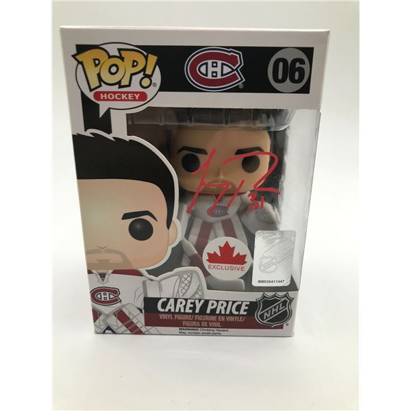 CAREY PRICE SIGNED FUNKO POP - ACE COA