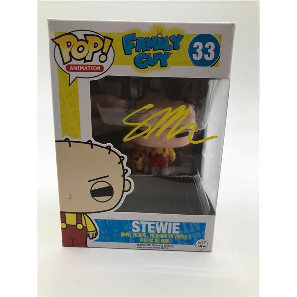 SETH MCFARLANE SIGNED STEWIE FAMILY GUY FUNKO POP - HOLLYWOOD COA