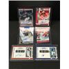 Image 1 : LOT OF 6 SIGNED BASEBALL TRADING CARDS