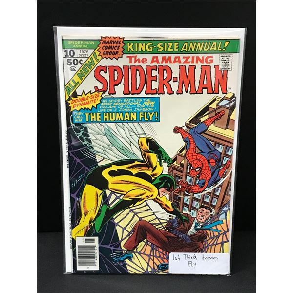THE AMAZING SPIDERMAN KING SIZED ANNUAL #10 1ST THIRD HUMAN FLY - MARVEL COMICS