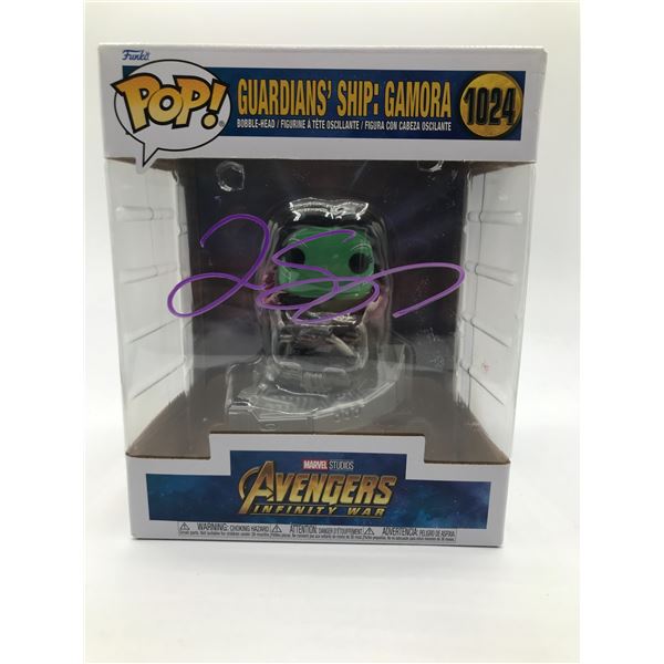 ZOE SALDANA SIGNED GAMORA FUNKO POP - HOLLYWOOD COA