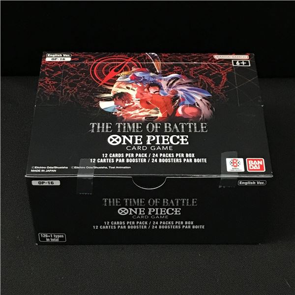 ONE PIECE TCG OP16 THE TIME OF BATTLE TRADING CARD BOX (36 SEALED PACKS)