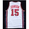 Image 1 : MAGIC JOHNSON SIGNED TEAM USA BASKETBALL JERSEY - BECKETT COA