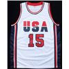 Image 3 : MAGIC JOHNSON SIGNED TEAM USA BASKETBALL JERSEY - BECKETT COA