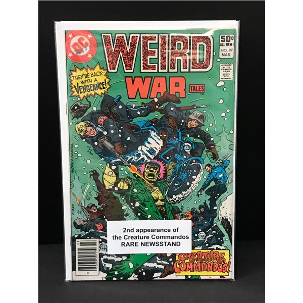 WEIRD WAR #97 2ND APP CREATURE COMMANDOS NEWSSTAND EDITION - DC COMICS