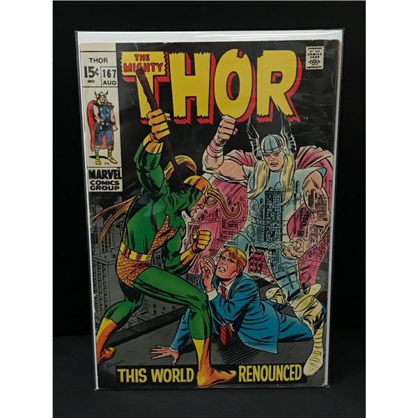 THE MIGHTY THOR #167 - MARVEL COMICS