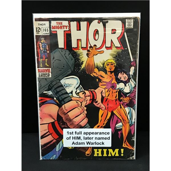 THE MIGHTY THOR #165 1ST FULL APP OF HIM - MARVEL COMICS