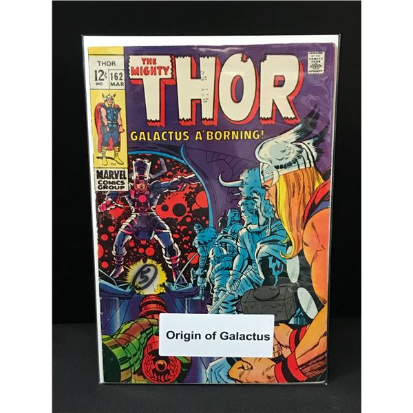 THE MIGHTY THOR #162 ORIGIN OF GALACTUS - MARVEL COMICS