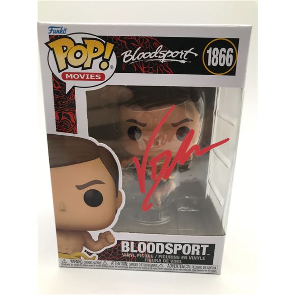 JEAN CLAUDE VAN DAMNE SIGNED BLOODSPORT FUNKO POP - HOLLYWOOD COA