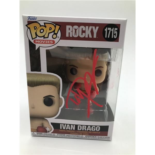 DOLPH LUNDGREN SIGNED ROCKY FUNKO POP - HOLLYWOOD COA