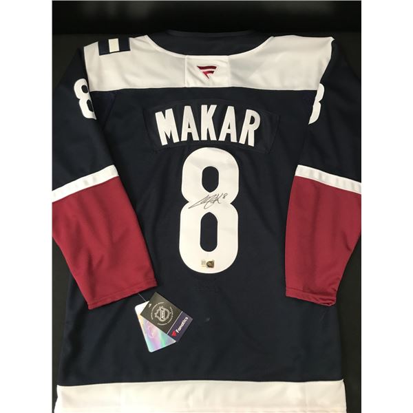 CALE MAKAR SIGNED COLORADO AVALANCHE CUSTOM HOCKEY JERSEY - ELITE COA