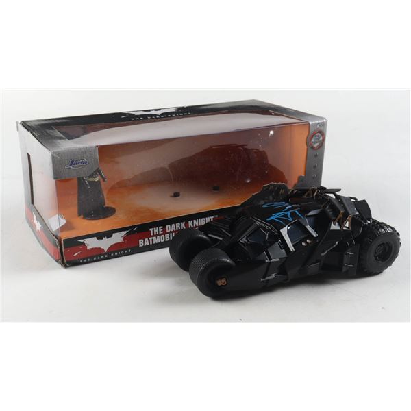 CHRISTIAN BALE SIGNED BATMAN DIE CAST (BECKETT COA)