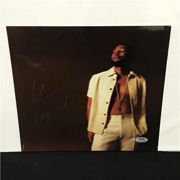 JOHN LEGEND SIGNED RECORD SLEEVE - PSA COA