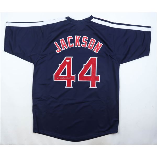 REGGIE JACKSON SIGNED ANGELS JERSEY - JSA COA