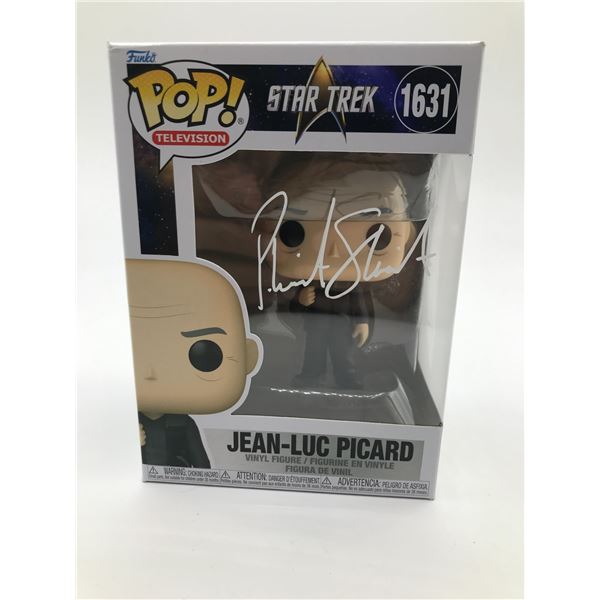 PATRICK STEWART SIGNED JEAN-LUC PICARD STAR  TREK FUNKO POP - KB COA