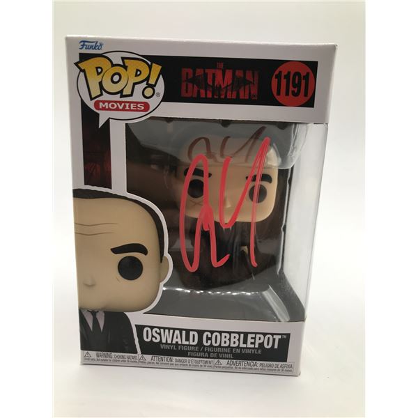 COLLIN FARREL SIGNED OSWALD COBBLEPOT FUNKO POP - KB COA