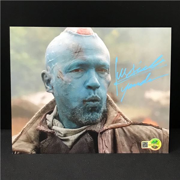 MICHAEL ROOKER SIGNED GUARDIANS OF THE GALAXY 8X10 - WWOC COA